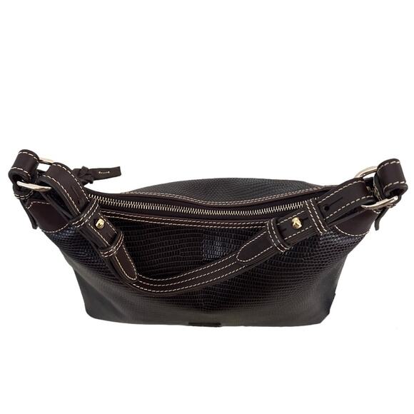 DOONEY & BOURKE Embossed Lizard Hobo Shoulder bag - Picture 6 of 11